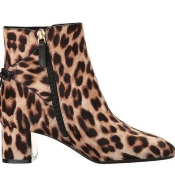 Tory Burch Leopard Print Ankle Boots - Picture 7 of 9